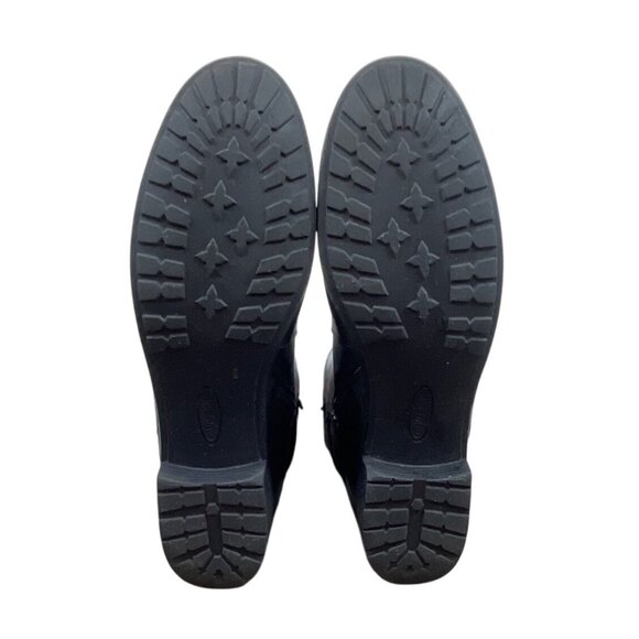 Easy Spirit Black Leather Knee-High Zip Up Closure Eslabarca Riding Boots Sz 6M - Picture 6 of 12